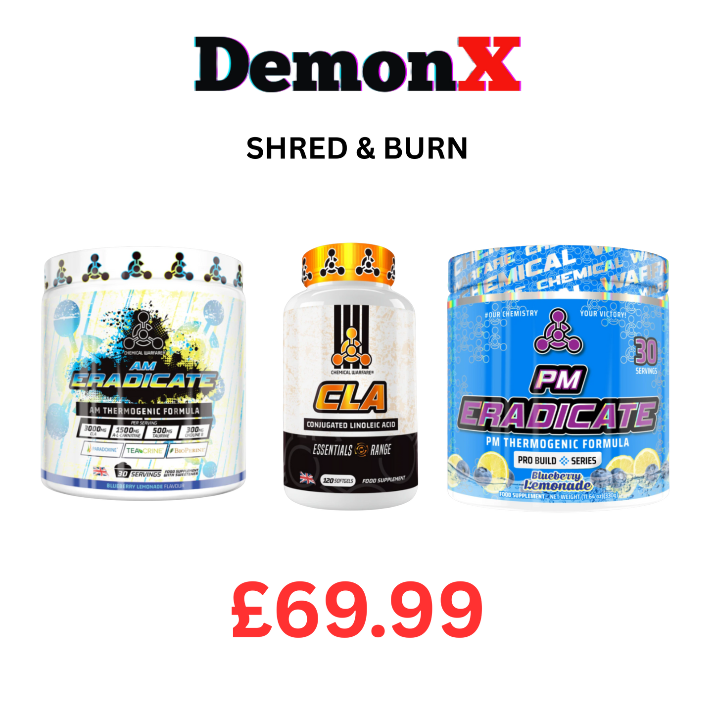 š„ Fat Loss Accelerator Stack ā AM + PM Eradicate + CLA