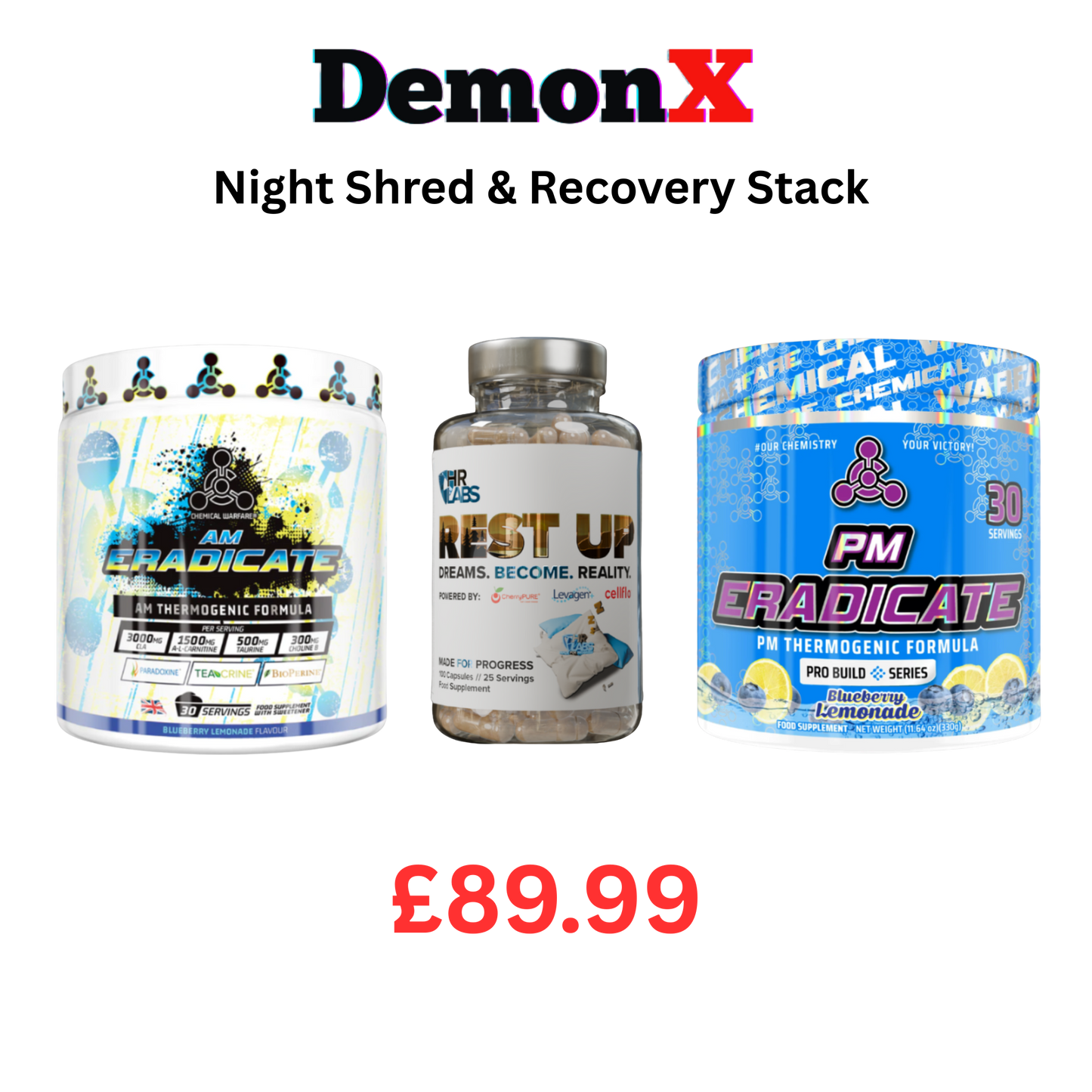 Night Shred & Recovery Stack – Fat Burn & Deep Sleep Support